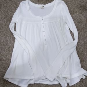 Free People thermal henley top